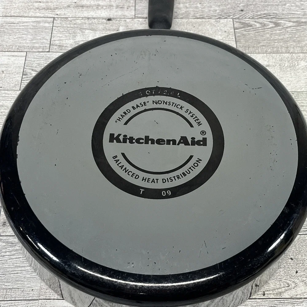 KitchenAid 3QT Non Stick Balanced Heat Distribution Sauce Pan‎ Skillet No Lid